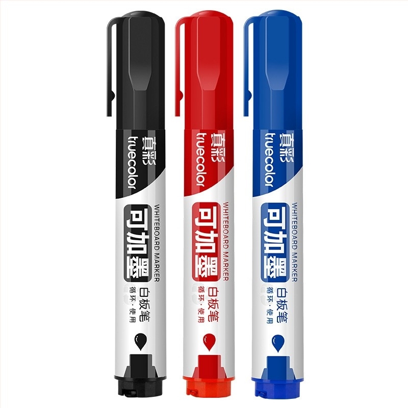 Truecolor marker za ploču — dopunjivi, vodena baza, debljina linije 1 mm, paket 144, u kutiji