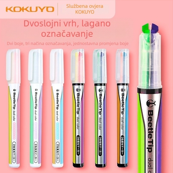 PM-L303 Marker s dvije glave, na bazi vode, za učenike