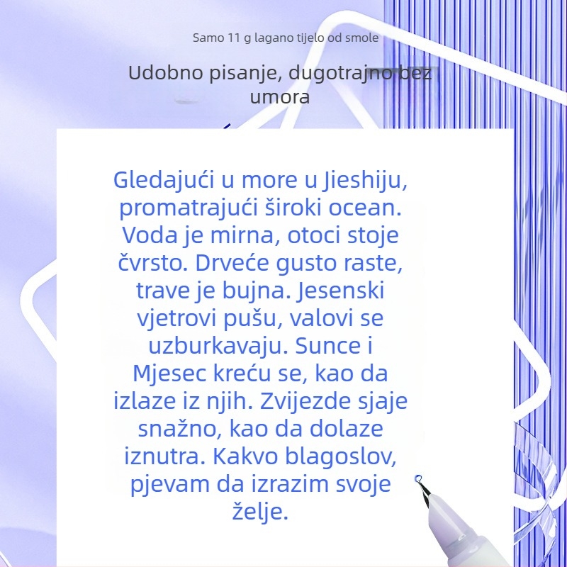 Pero s tintom Hero 1355A za učenike 3. i 4. razreda (Brand: Hero; Vrh: iridij; Sustav opskrbe mastilom: mastilo-sak; Kućište: plastika; Veličina vrha: 0,38 mm)