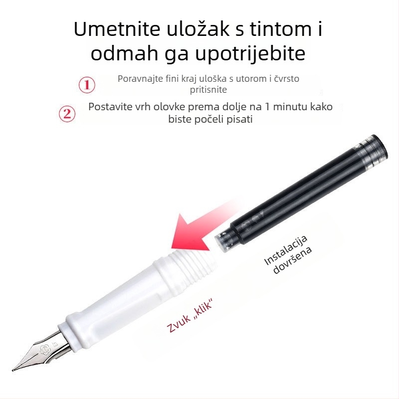 Hero jezgra tinte za nalivpero, plastično kućište, službena ambalaža
