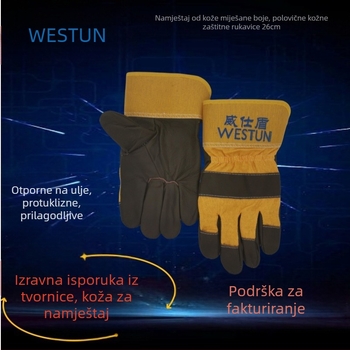 Weishidun rukavice za zavarivanje od kože namještaja za zaštitu pri radu