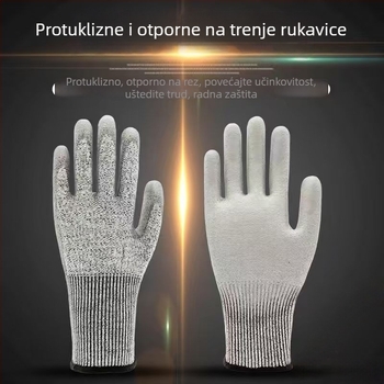 Rukavice otporne na rezanje, razina 5, HPPE materijal, za sve scenarije uporabe protiv reza