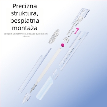 Pero DIY sklapanje, glatko pisanje (Brend Simple Creativity; Model JC-0701; Kućište: Plastika; Mastilo: Neizbrisivo; Materijal vrha: Drugi materijal)