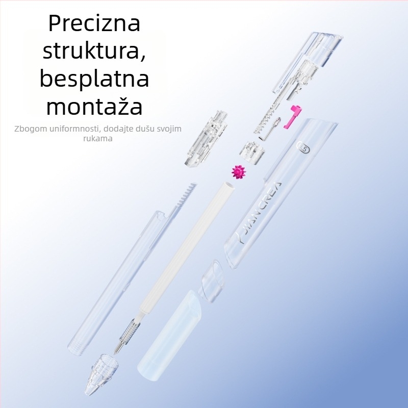 Pero DIY sklapanje, glatko pisanje (Brend Simple Creativity; Model JC-0701; Kućište: Plastika; Mastilo: Neizbrisivo; Materijal vrha: Drugi materijal)