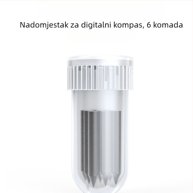 Wusheng plastična zamjena za digitalni kompas s prikazom – 0,5 mm, paket 3 zamjena za Penguin i Chubby Bear olovke