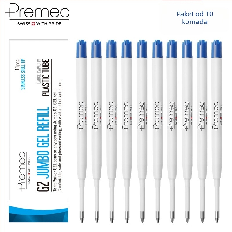 Premec G2 refill – 0,5 mm širina linije, za pisanje, plastika, pakiranje od 10 komada