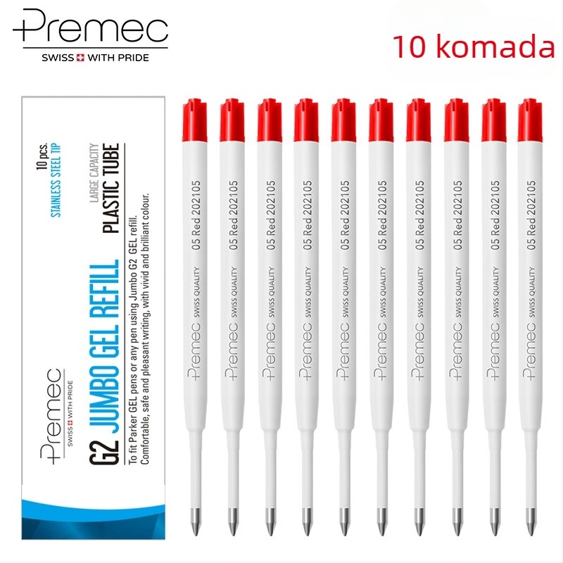 Premec G2 refill – 0,5 mm širina linije, za pisanje, plastika, pakiranje od 10 komada