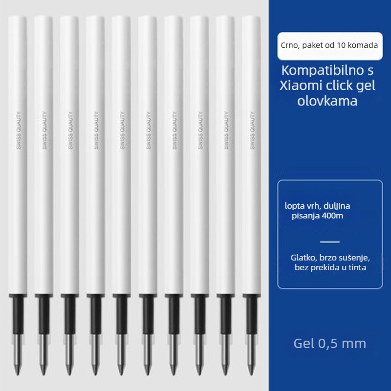 Premec G2 refill – 0,5 mm širina linije, za pisanje, plastika, pakiranje od 10 komada