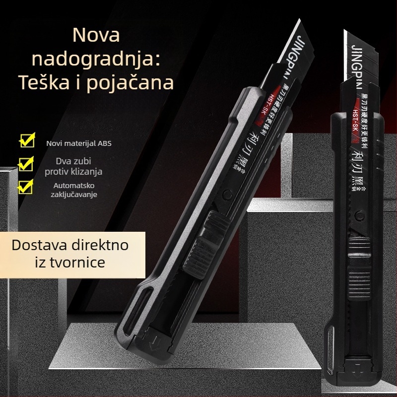 Bahai BH-Tool nož za umjetničko rezanje, konstrukcija od plastike i ugljičnog čelika, oštrica 0,6×18×100 mm, težina 90 g