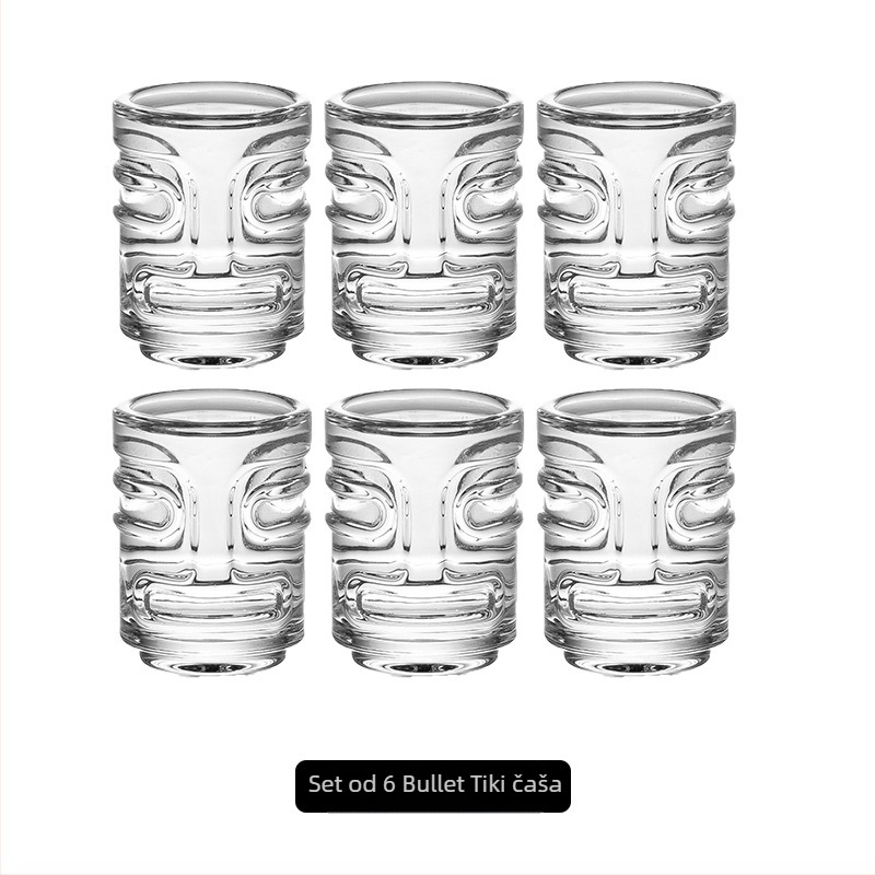 Barx koktel čaša – 301–400 ml, staklo, modern minimalistički stil s vertikalnim prugama