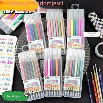 Refil za gel olovku, 0,7 mm, plastično tijelo, pakiranje u kutiji, marka Hundred Gold, pogodno za ručno crtanje