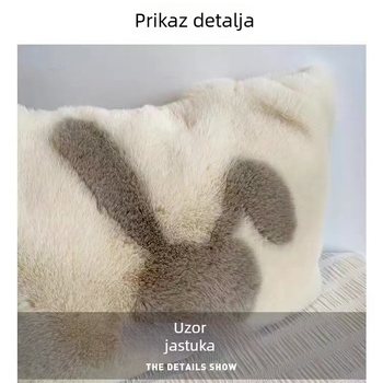 Tote torba s plišanim zekom za žene – premium, velika kapaciteta, jesensko-zimski stil, magnetsko zatvaranje, dvostruke naramenice, džep za telefon, vodoravni kvadratni oblik
