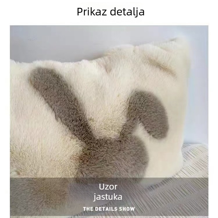 Tote torba s plišanim zekom za žene – premium, velika kapaciteta, jesensko-zimski stil, magnetsko zatvaranje, dvostruke naramenice, džep za telefon, vodoravni kvadratni oblik