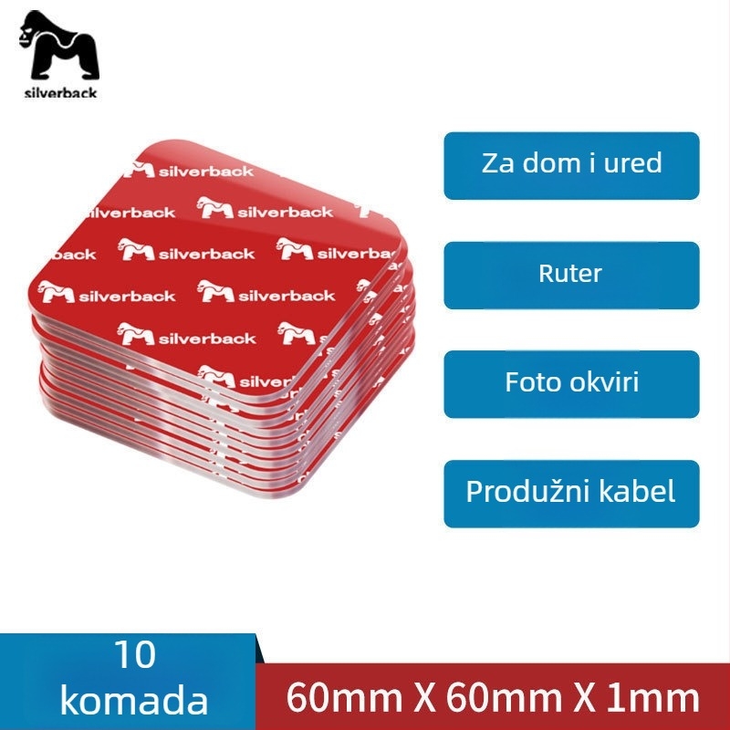 Nano dvostrano ljepilo traka, visoka viskoznost, prozirna, mali komadi, jaka prianja za auto i dom