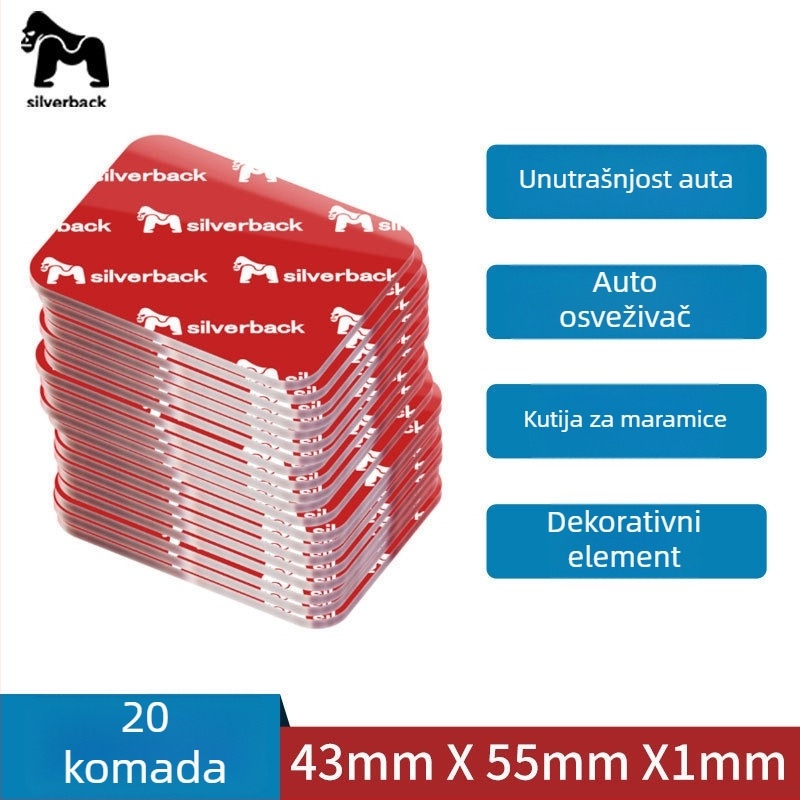 Nano dvostrano ljepilo traka, visoka viskoznost, prozirna, mali komadi, jaka prianja za auto i dom