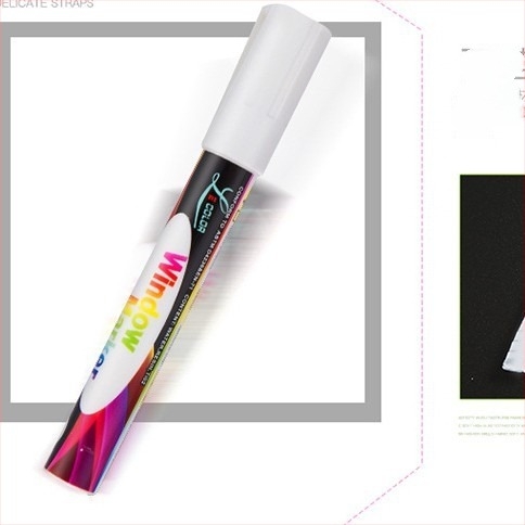 FL-001 Plastični izbrisivi marker za LED ploču – jednostrani vrh, otisak logotipa OK