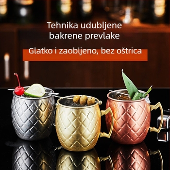Čaša za alkohol od 304 nehrđajućeg čelika; kapacitet 1–100 ml; stil moderni minimalistički Bloom; moguć ispis logotipa; pakiranje u papirnatu kutiju.
