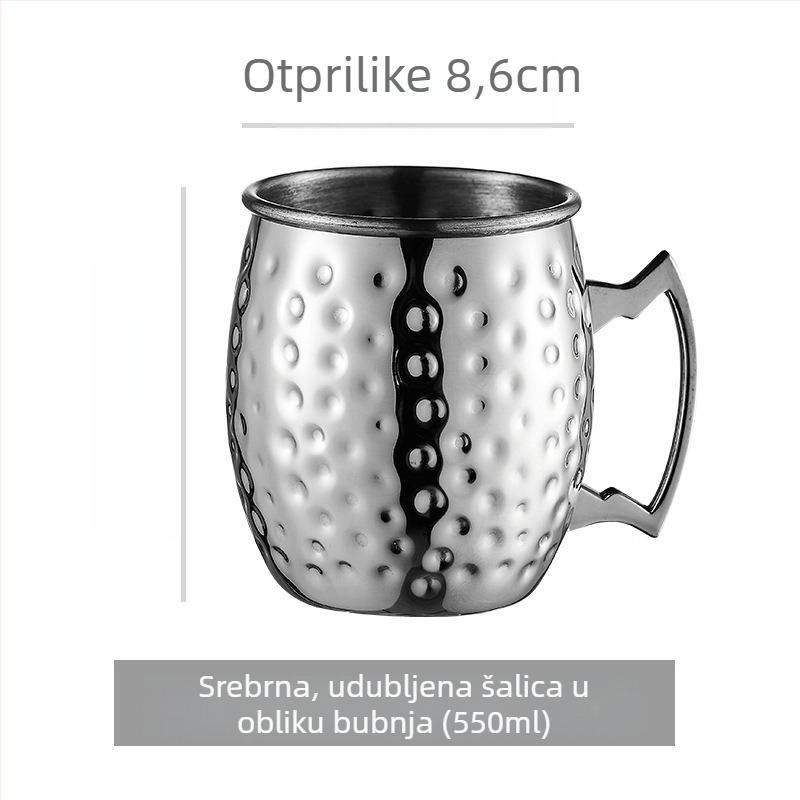 Čaša za alkohol od 304 nehrđajućeg čelika; kapacitet 1–100 ml; stil moderni minimalistički Bloom; moguć ispis logotipa; pakiranje u papirnatu kutiju.