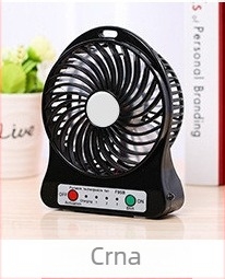 Prijenosni USB punjivi tihi stolni ventilator, PVC materijal, stolni stil, mogućnost prilagođavanja