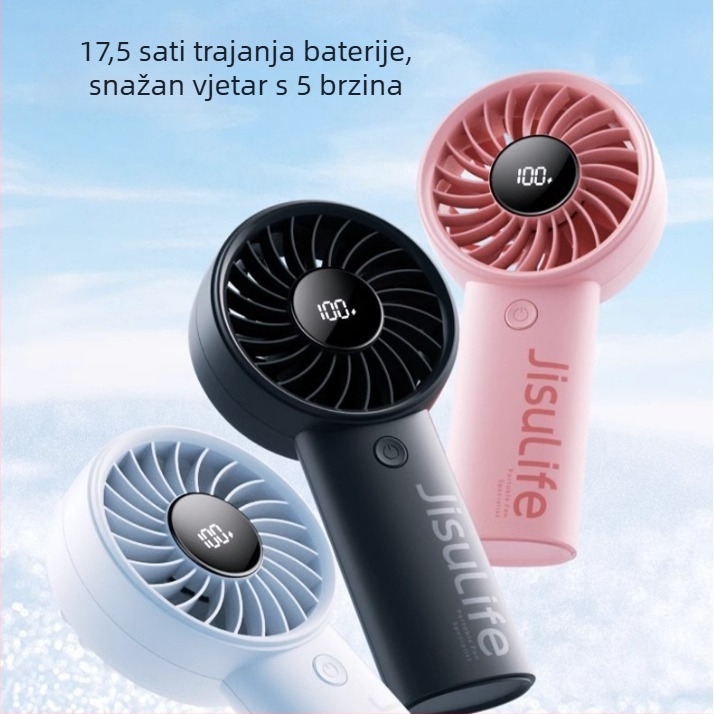 Ručni mini USB ventilator Life4, plastični, jednostavan stil, prenosiv, pogodan za studente, putovanja, službena putovanja, ured, studentski dom