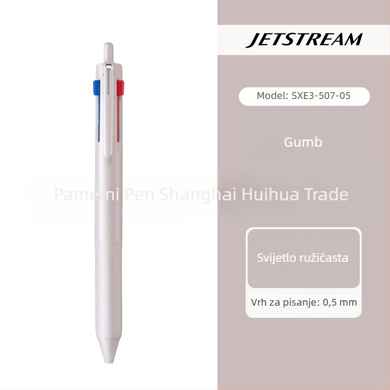 Uni Mitsubishi SXE3-507 višenamjensko pero JetStream, tinta tri u jednom, mehanizam pritiska