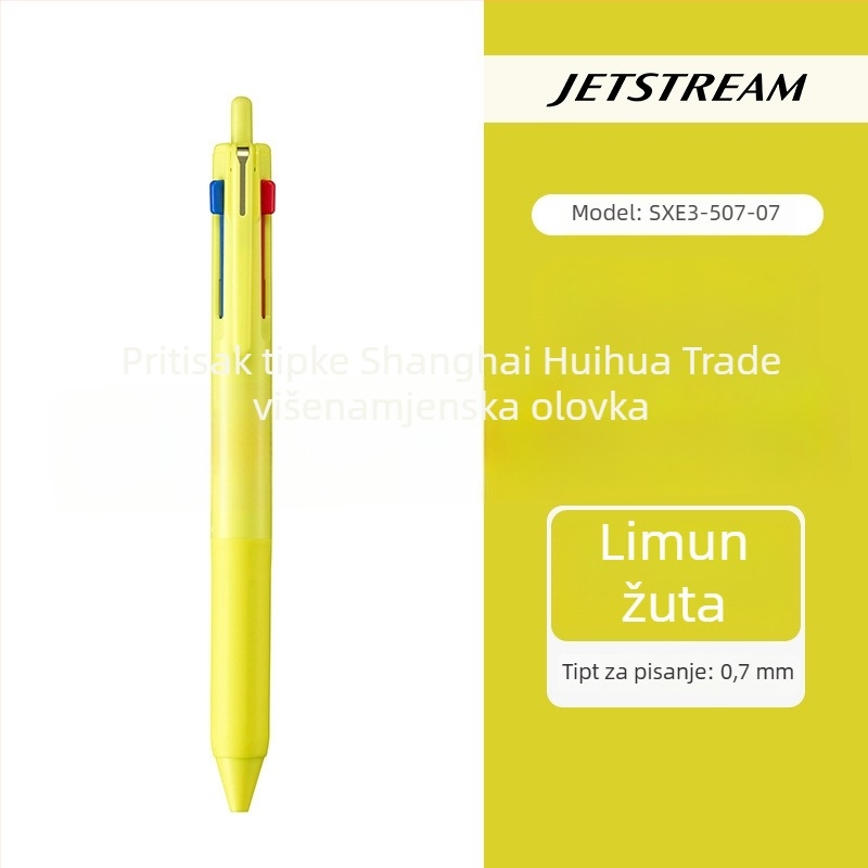 Uni Mitsubishi SXE3-507 višenamjensko pero JetStream, tinta tri u jednom, mehanizam pritiska