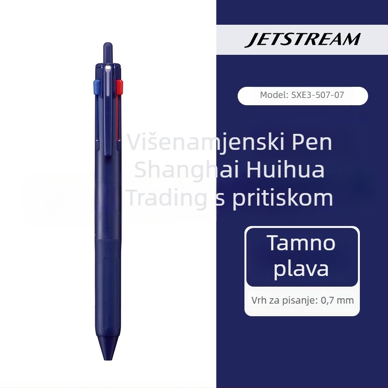 Uni Mitsubishi SXE3-507 višenamjensko pero JetStream, tinta tri u jednom, mehanizam pritiska