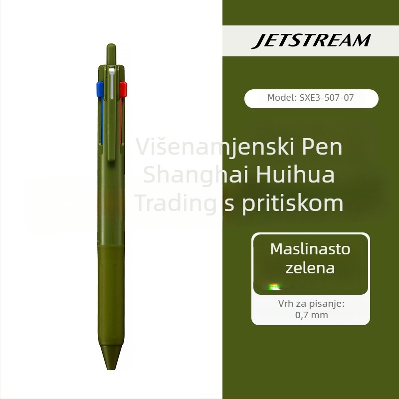 Uni Mitsubishi SXE3-507 višenamjensko pero JetStream, tinta tri u jednom, mehanizam pritiska