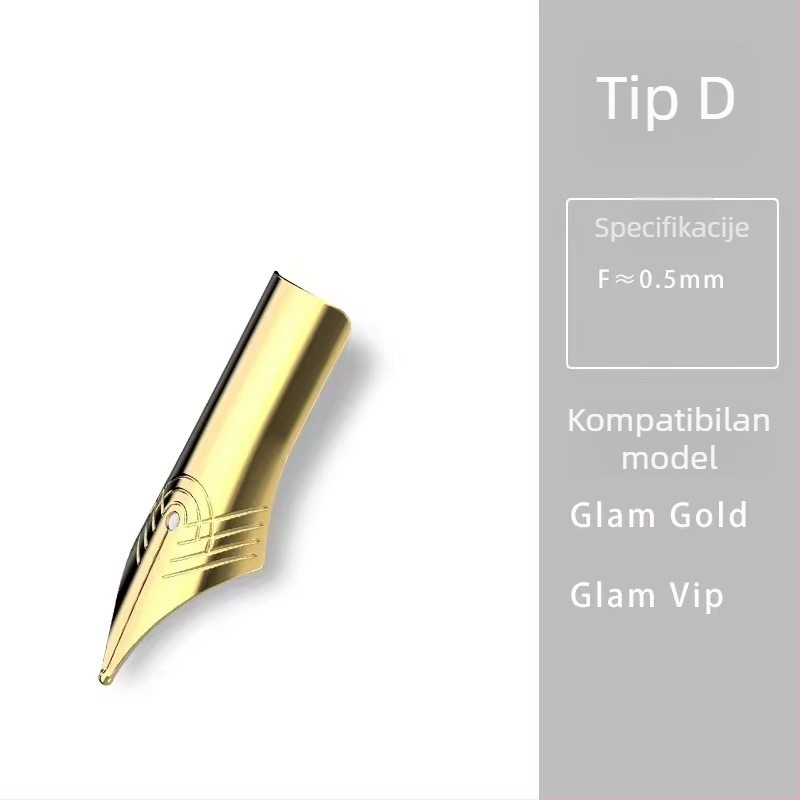 Schneider Nib – Nehrđajući čelični vrh za BK406/410/402+/401/400, metalno kućište, sustav opskrbe tintom: Drugo