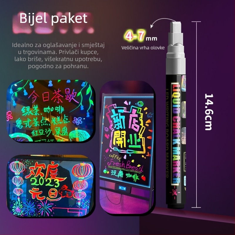 Marker za bijelu i crnu ploču, model 1855, plastično kućište, pakiran u kutiji, izbrisiv