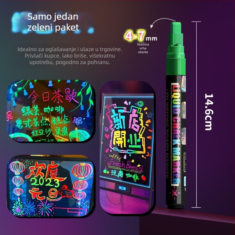 Marker za bijelu i crnu ploču, model 1855, plastično kućište, pakiran u kutiji, izbrisiv