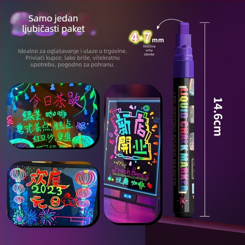 Marker za bijelu i crnu ploču, model 1855, plastično kućište, pakiran u kutiji, izbrisiv