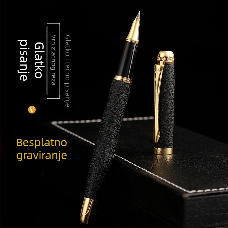 Ispravna Eternal Life fountain pen za učenike, elegantan za vježbanje pisanja, poslovni dar, s mogućnošću graviranja i zamjenjivim spremnikom za mastilo