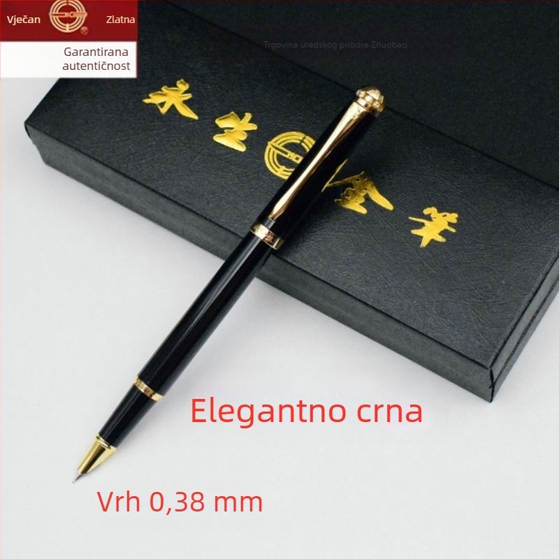 Ispravna Eternal Life fountain pen za učenike, elegantan za vježbanje pisanja, poslovni dar, s mogućnošću graviranja i zamjenjivim spremnikom za mastilo