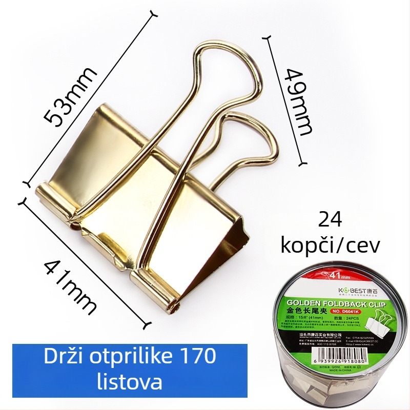 Metalen uredski klip s dugim repom | Marka: KOBEST Kangbai; Materijal: Metal; Tip: Šuplji klip