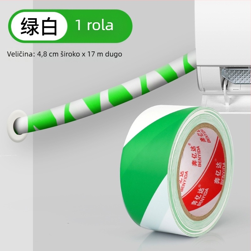 PVC traka za omatanje cijevi za vanjsku zaštitu metalnih cijevi – osnovni materijal PVC, debljina 0,14 mm, temperaturna otpornost 60°C (kratkoročno/dugoročno), marka Ben yida