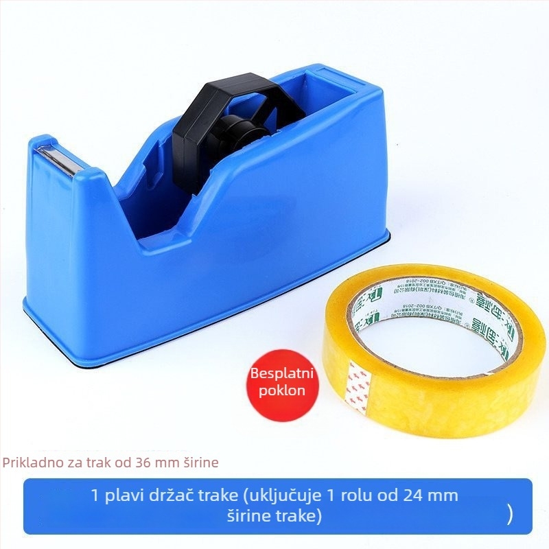 Rezač ljepljive trake i držač – stolni, plastični, širina trake do 48 mm
