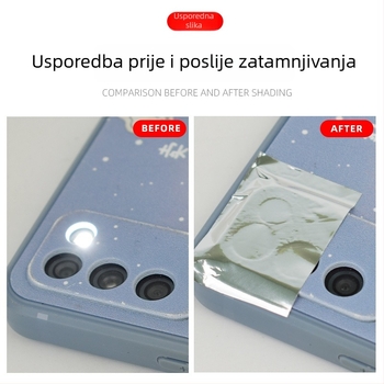 Traka za sjenčenje LED zaslona i svjetlosnih vodilica, viskozna ljepila visoke viskoznosti, jednostrana, podloga OPP, duljina 50 m/rolu, debljina 0,06 mm, s papirnim listom za otpuštanje