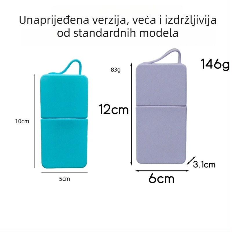 Taihe xin Silikonski hladni alat za lice i oči, prijenosni hladni valjak, 83 g, pakiranje 150 kom