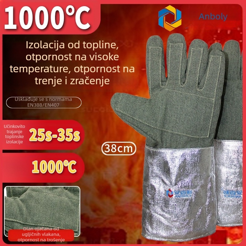 Ben bailey aramidne rukavice za visoke temperature, namijenjene proizvodnji čelika i stakla