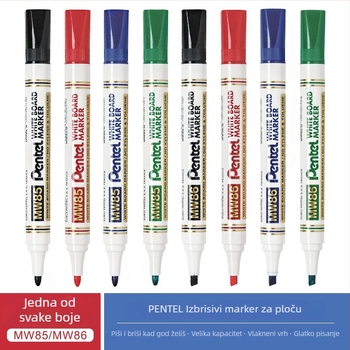 Patong MW85/MW86 marker za ploču – okrugla ili četvrtasta vrh, plastično kućište, širina linije 1.9/4.7, za industrijsko uredsko korištenje