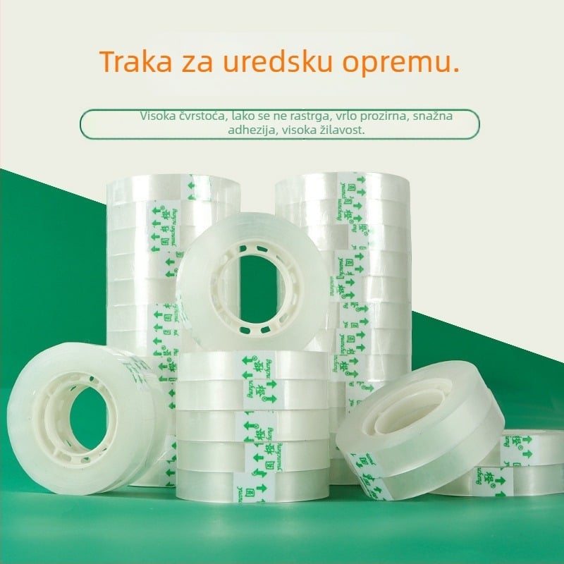 Prozirna BOPP traka za pakiranje, 45 μm, za omatanje cvijeća, 60 rolama u kutiji, Marka: Dongguan Printing Rubber Adhesive Products Co., Ltd.