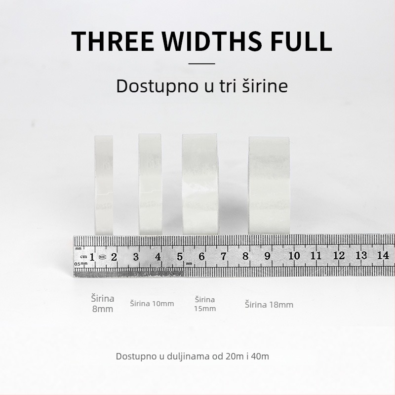 Prozirna BOPP traka za pakiranje, 45 μm, za omatanje cvijeća, 60 rolama u kutiji, Marka: Dongguan Printing Rubber Adhesive Products Co., Ltd.