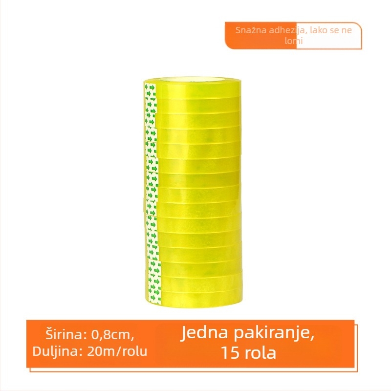 Prozirna BOPP traka za pakiranje, 45 μm, za omatanje cvijeća, 60 rolama u kutiji, Marka: Dongguan Printing Rubber Adhesive Products Co., Ltd.