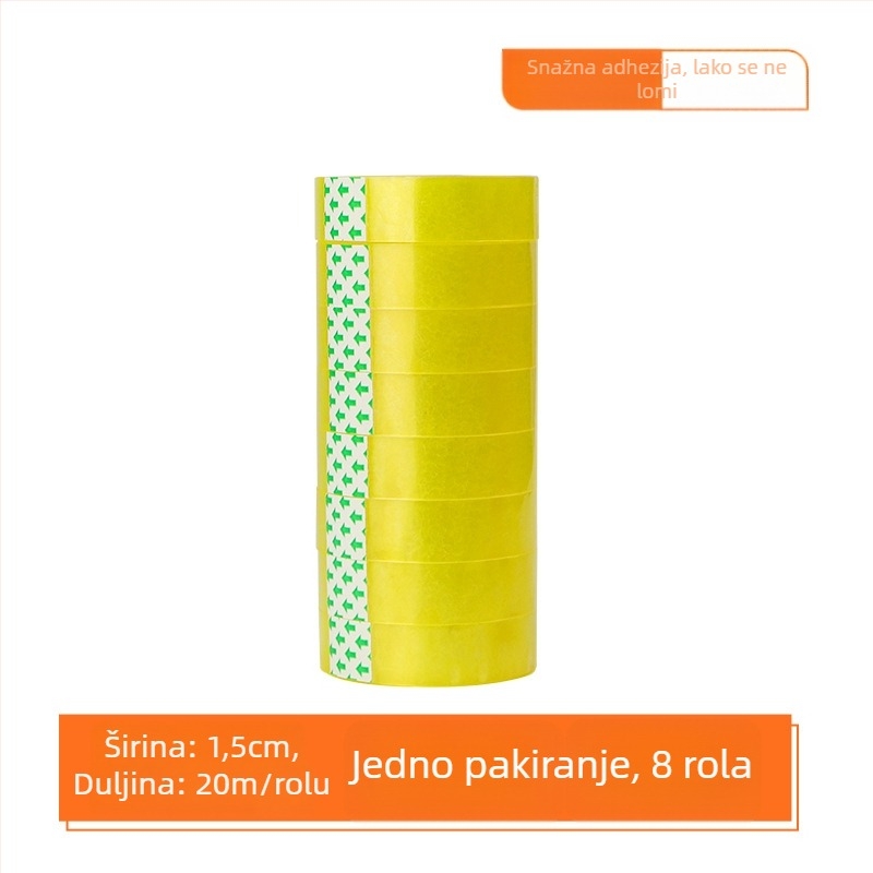 Prozirna BOPP traka za pakiranje, 45 μm, za omatanje cvijeća, 60 rolama u kutiji, Marka: Dongguan Printing Rubber Adhesive Products Co., Ltd.