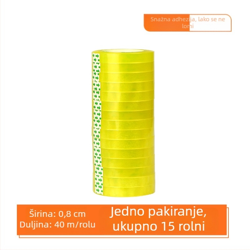 Prozirna BOPP traka za pakiranje, 45 μm, za omatanje cvijeća, 60 rolama u kutiji, Marka: Dongguan Printing Rubber Adhesive Products Co., Ltd.