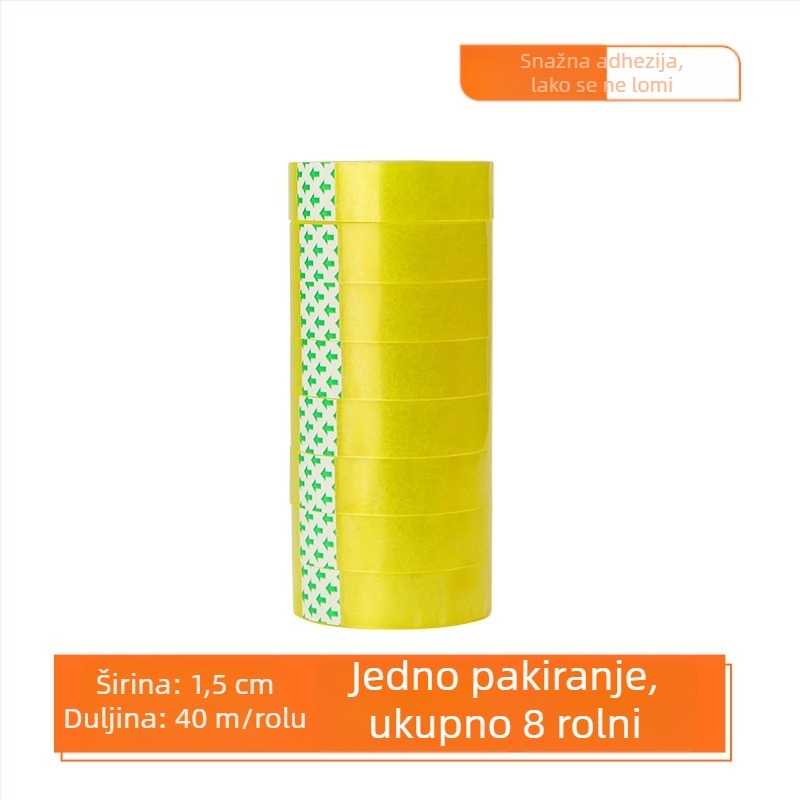 Prozirna BOPP traka za pakiranje, 45 μm, za omatanje cvijeća, 60 rolama u kutiji, Marka: Dongguan Printing Rubber Adhesive Products Co., Ltd.