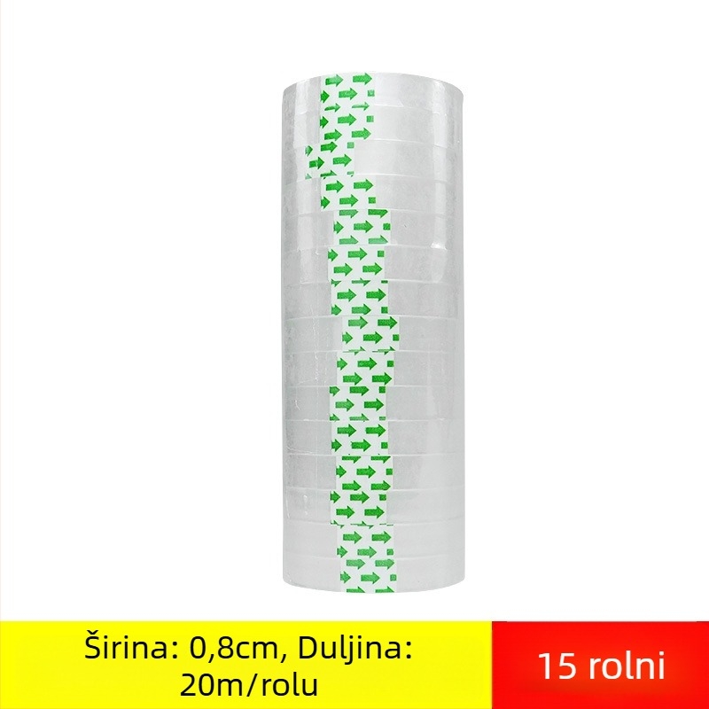 Prozirna BOPP traka za pakiranje, 45 μm, za omatanje cvijeća, 60 rolama u kutiji, Marka: Dongguan Printing Rubber Adhesive Products Co., Ltd.