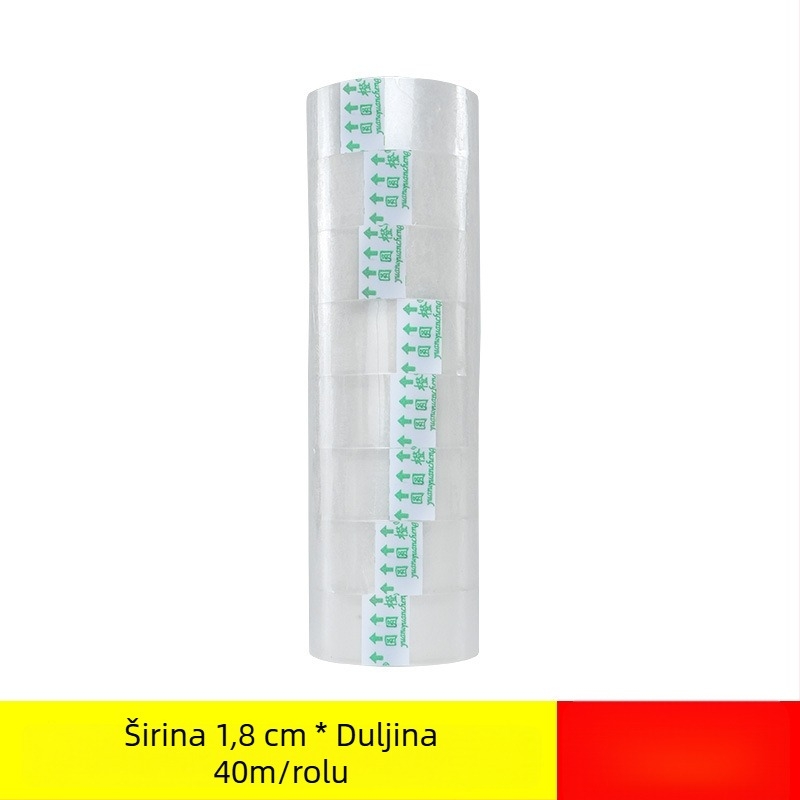 Prozirna BOPP traka za pakiranje, 45 μm, za omatanje cvijeća, 60 rolama u kutiji, Marka: Dongguan Printing Rubber Adhesive Products Co., Ltd.