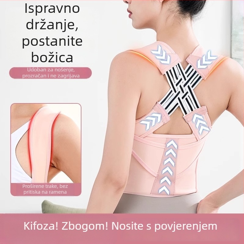 Ispravljač držanja za odrasle – unisex, Model: Tri pojasa za korekciju držanja (2024)